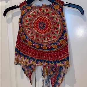 Billabong Hipster Tie Back Top